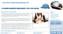 Desktop Screenshot of airductcleaning-springtx.com