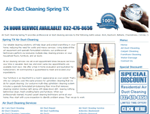 Tablet Screenshot of airductcleaning-springtx.com